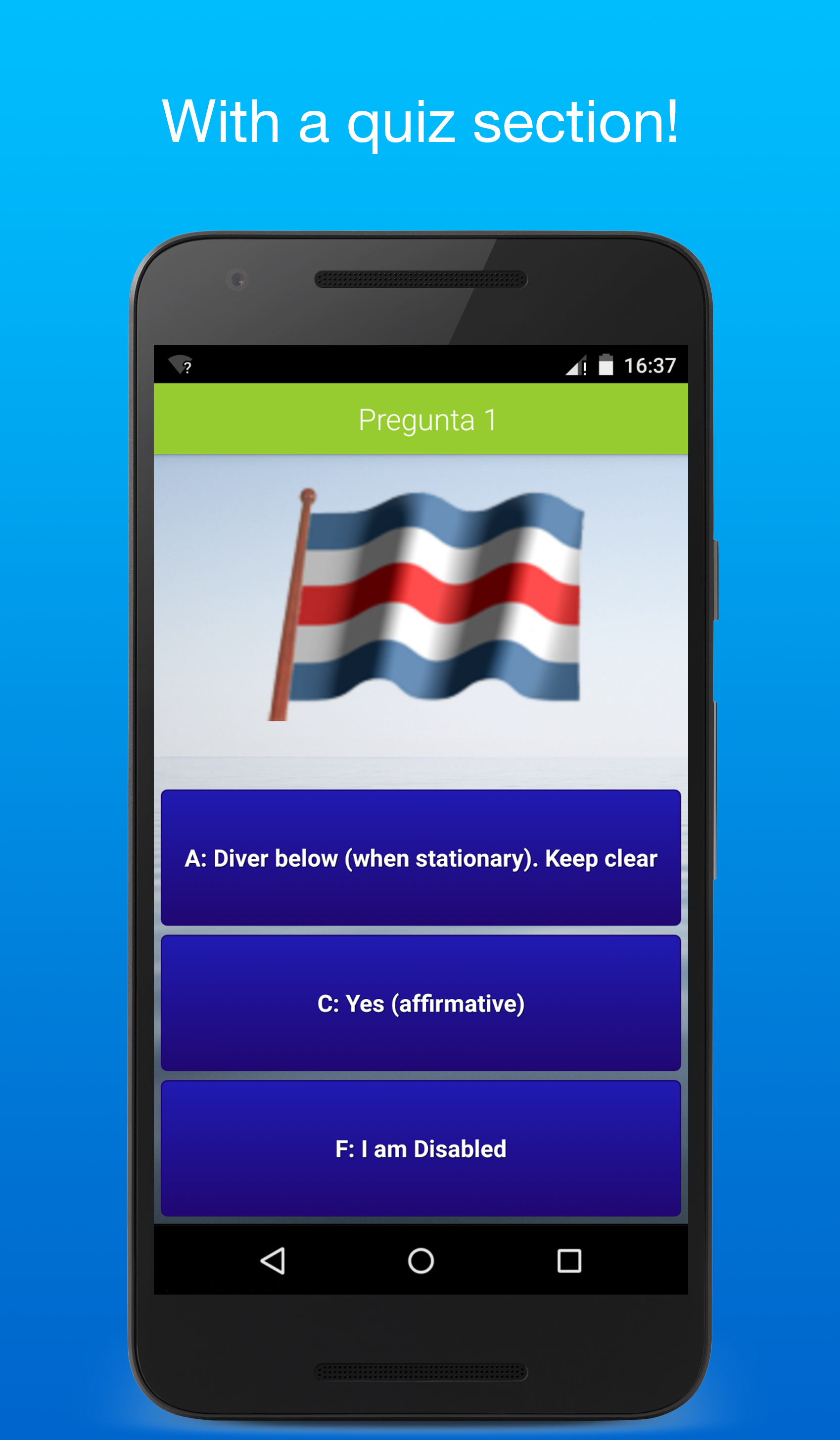 Android application Marinus - Boating rules screenshort