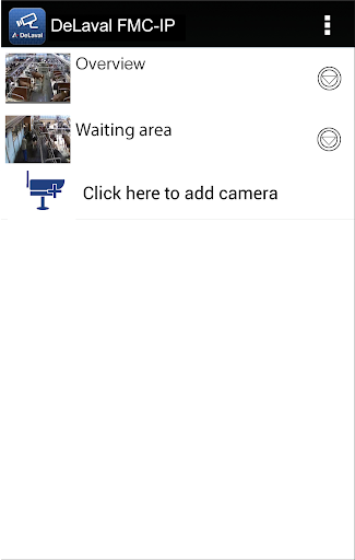Android application DeLaval FMC-IP screenshort
