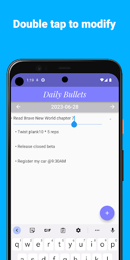 Daily Bullets Screen 3