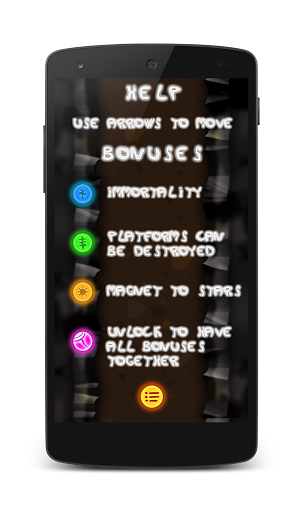 Endless Cave Fall - Arcade Screen 3