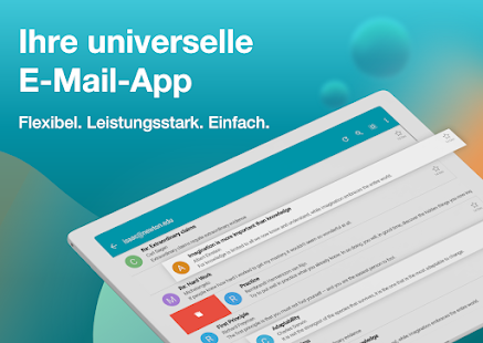 Aqua Mail – schnell & sicher Captura de pantalla