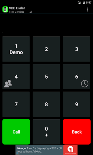 Android application VBB Dialer screenshort