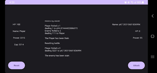 Simple Battle Bash Screen 2