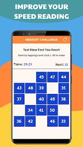 Memory Challenge: From 1 to 50