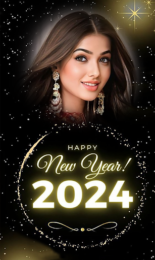 Android application New Year Photo Frame 2024 screenshort