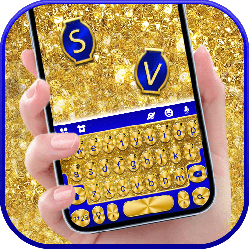 Golden Glitter Theme logo