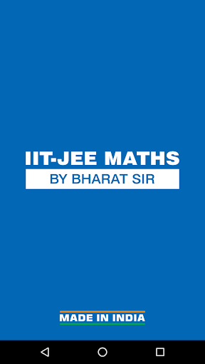 Android application ONLINE MOCK TESTS for IIT-JEE screenshort