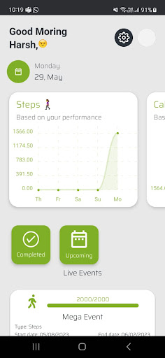 Android application Mint Engage screenshort