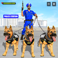 US Police Dog Gangster War Crime City Games