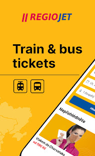 RegioJet Tickets 3.11.0 APK screenshots 1