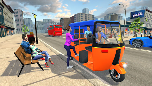 Grand Tuk Tuk Auto Rickshaw 3D apklade screenshots 1
