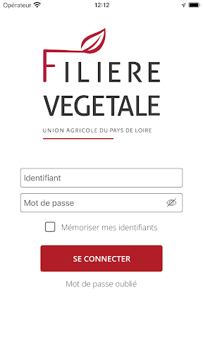 Android application Filière Végétale UAPL screenshort