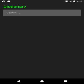 Android application Diction Avenue screenshort