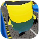 3D Run Robot Yellow Run icon