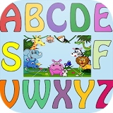 Alphabets and animals icon