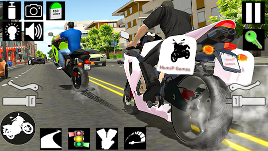 Bicicleta Corrida Jogo 3d:moto