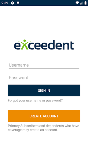 Android application Exceedent screenshort