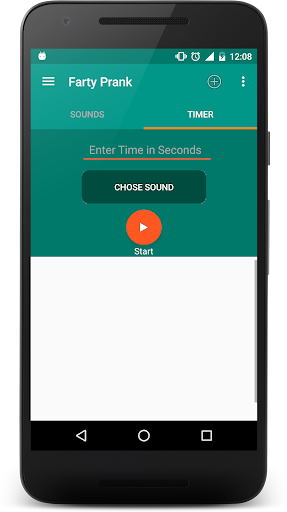 Fart Sounds Prank Timer App Screen 2