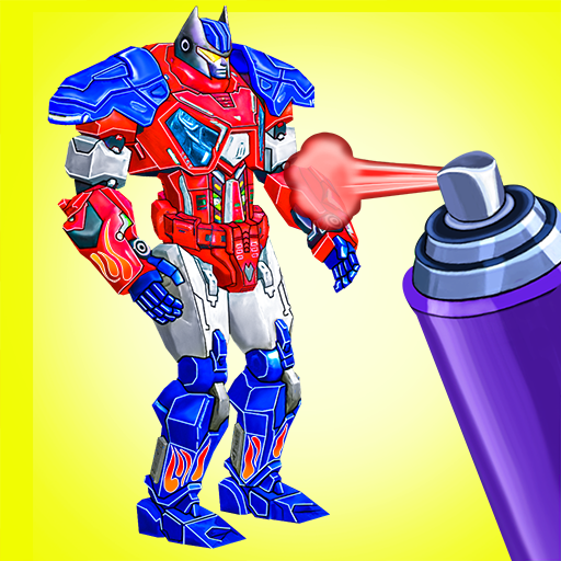 Paint Car Robot Games DIY Art logo