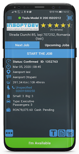 INSOFTDEV Mobility Driver Screen 3