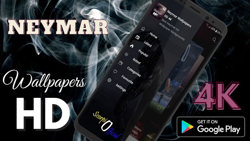 Android application Neymar Wallpapers HD 4K screenshort