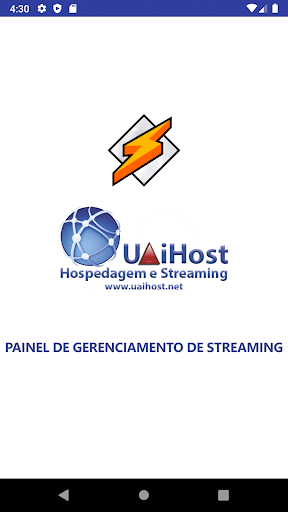 Android application Painel UaiCast screenshort