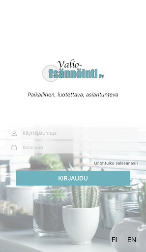 Android application Valioisännöinti screenshort