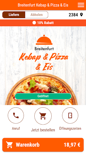 Android application Breitenfurt Kebap & Pizza Eis screenshort