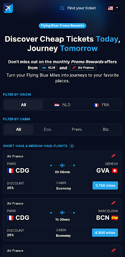 Android application Reminder for Flying Blue screenshort