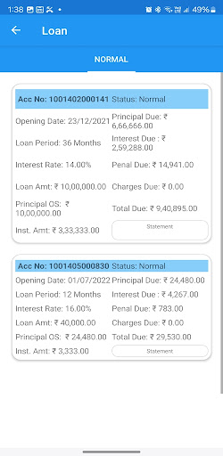 finRize Mobile App Screen 3