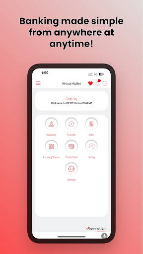 DFCC Virtual Wallet Screen 2