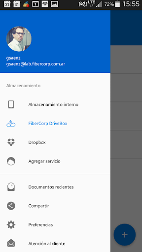Android application FiberCorp DriveBox screenshort