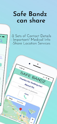 Safe Bandz - Members App Screen 2