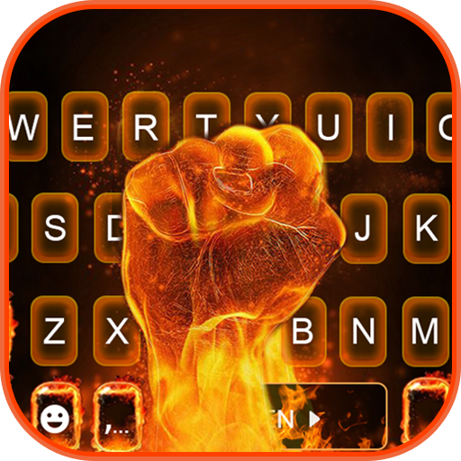 Fire Fist Keyboard Theme Download on Windows