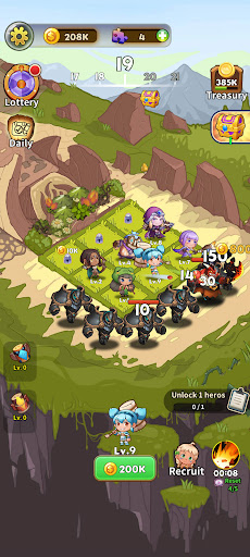 Android application Merge Defense:Clan War screenshort