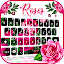Hot Pink Roses Keyboard Theme