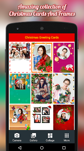 Android application Christmas Cards And Frames screenshort
