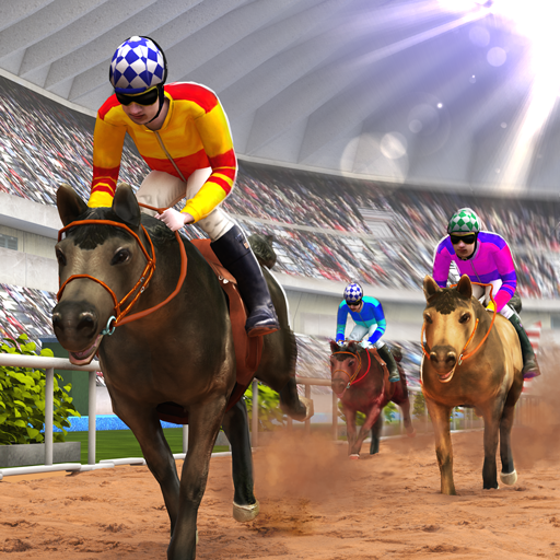 Cartoon Horse Riding: Run Race  Icon
