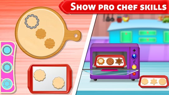 مطبخ مخبز الطعام الحلو: ألعاب طاه الخبز 3