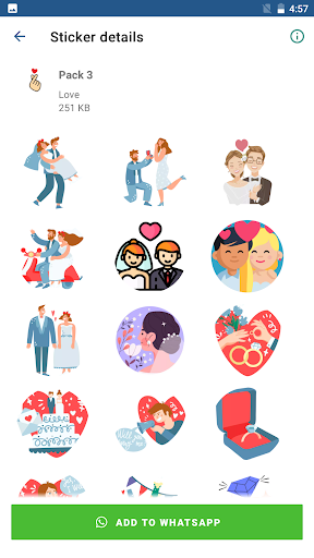 Romantic Love WSTicker.ly Screen 3