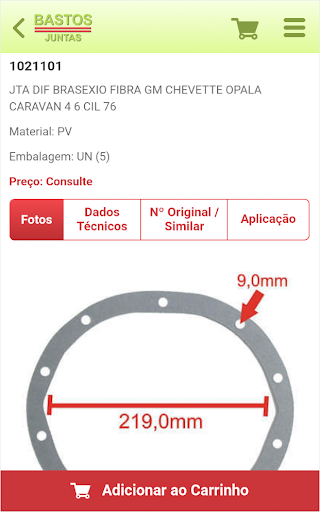Bastos Juntas - Catálogo