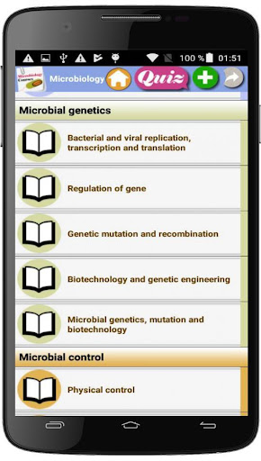 Microbiology course Screen 2