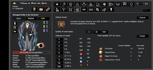 Idling To Rule The Gods Mod Unlimited Money 3 50 Latest For Android