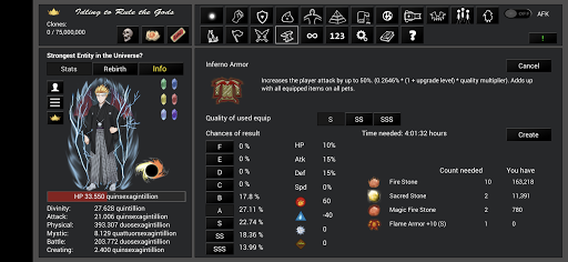 Idling to Rule the Gods 3.53 screenshots 15