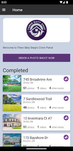 Android application Three Sixty Snap Inc. screenshort