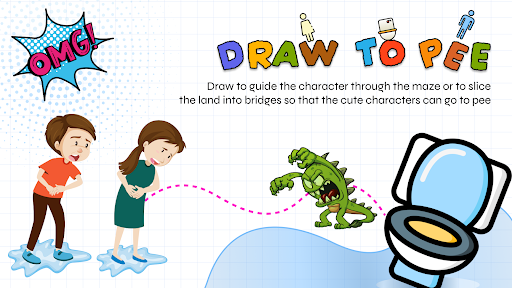 Android application Toilet Rush: Draw Puzzle Race screenshort