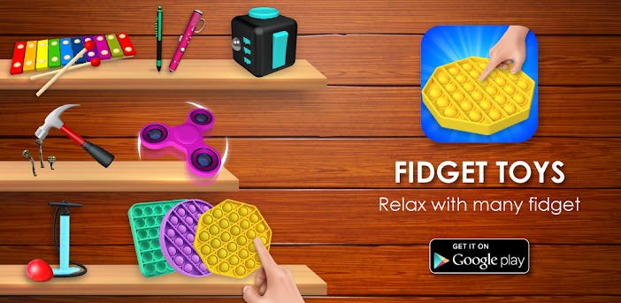 Fidget Toys 3D - Fidget Cube, AntiStress & Calm