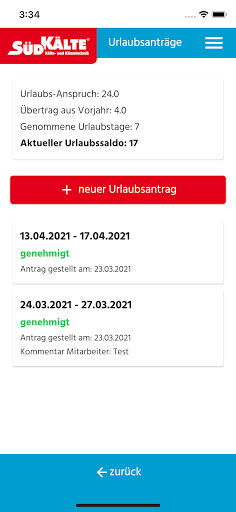Südkälte Screen 2