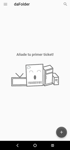 Android application daFolder screenshort