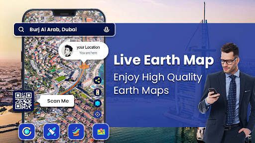 Live Earth Map HD GPS Live Cam Apk by NPC Studios wikiapk com